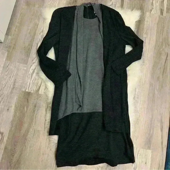 Vintage Kwai made in USA layered lagenlook color blocked dress sz 10 - Picture 2 of 10